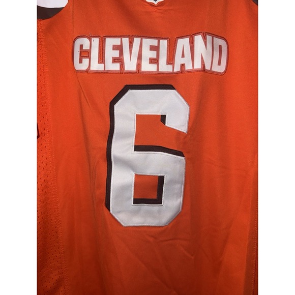 Cleveland Browns Nike NFL On Field Jersey Men's SM Orange Baker Mayfield #6 - Picture 3 of 11